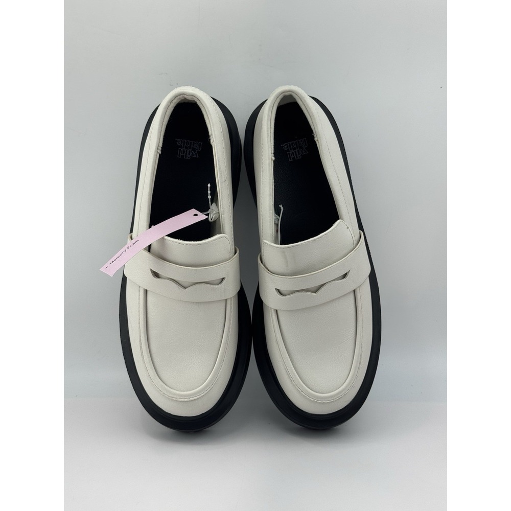 Wild Fable Women Slip-On Loafer Platform Low Heel Leather Memory Foam Size 8 - Picture 6 of 10
